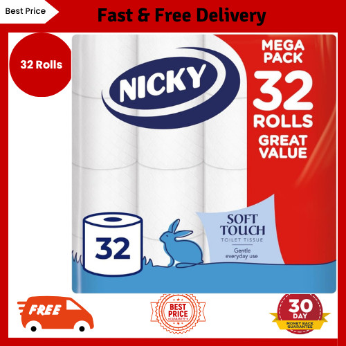 Nicky soft touch toilet tissue - soft,
