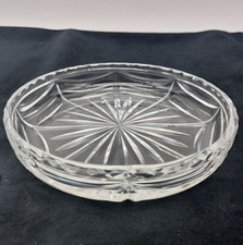 Vintage Cut Crystal Dish Low