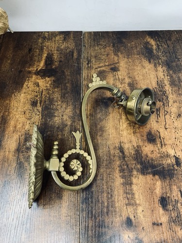 Antique brass wall sconce - wall, lamp