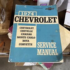 SHOP MANUAL CHEVROLET SERVICE