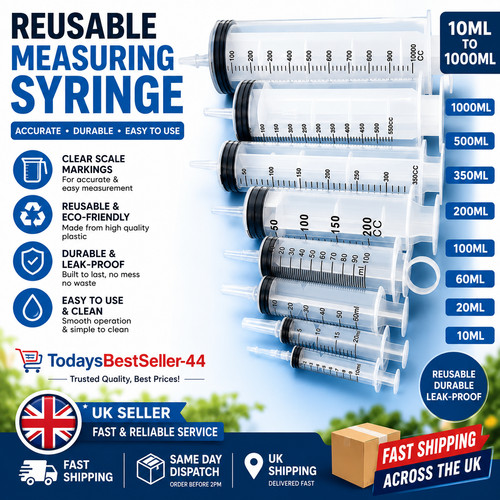 Large plastic syringe 10ml - plastic,