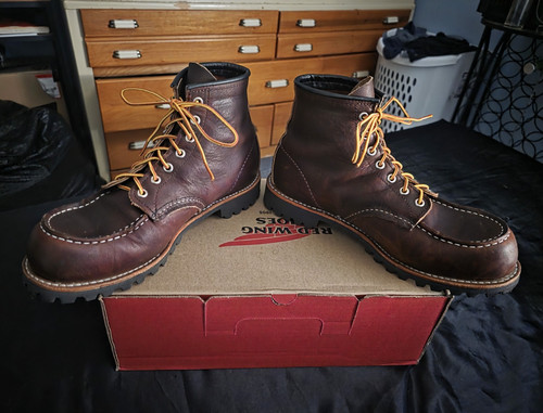 Red wing roughneck moc - moc, 8.5
