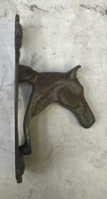 Vintage Antique Solid Brass Horse Door Knocker