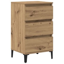 Bedside Cabinet Side Table Nightstand Telephone Stand Engineered Wood vidaXL