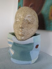 Tazzies Blue Green Hand Made