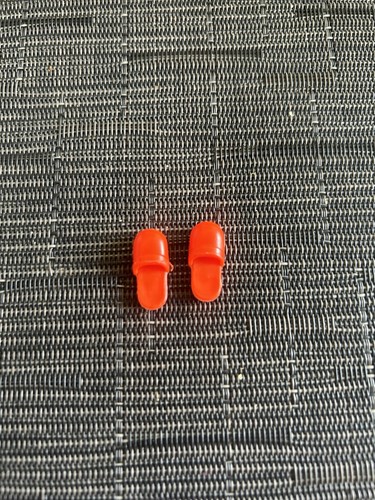 Playmobil vintage red slippers - vintage,