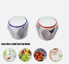 2pcs Hot & Cold Tap Top Head