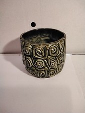 VINTAGE SYLVAC PLANTER  DARK