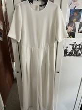 Zara white culotte white leg jumpsuit new without tags