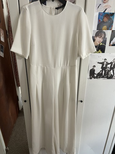 Zara white culotte white leg