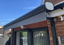 House Awning from Premium Blinds & Shutters with Fitting Brackets.