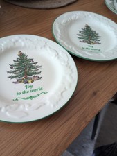 A Pair of Spode Christmas Tree