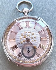 (67) Silver Fusee Pocket Watch