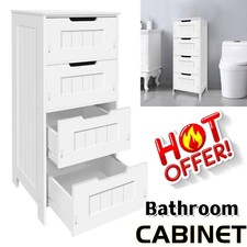 White Chest of 4 Drawers