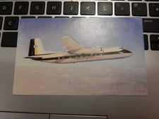 HANDLEY PAGE HERALD  -- BRITISH UNITED ADVERTSING POSTCARD  UNUSED 