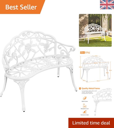 Metal garden bench - metal, loveseat