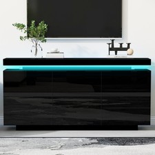 LED Sideboard 140cm High Gloss