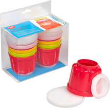 Mini Coloured Jelly Moulds, Set of Individual Dessert Moulds, 150Ml Capacity, Bp