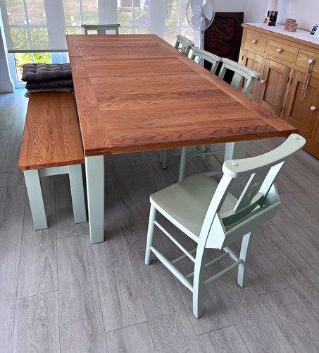Solid oak table long - solid,