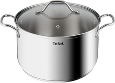 Tefal Intuition XL Stainless Steel Cooking Pot with Lid B8646404 - 28 cm / 8 L