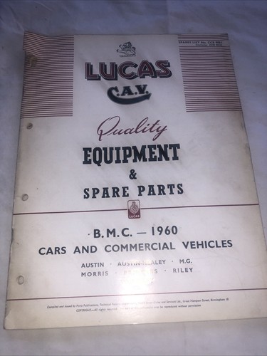 Lucas bmc austin healey - bmc,