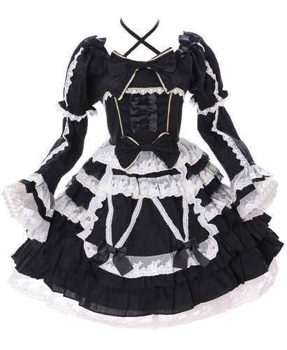 643 black ruffle - black,