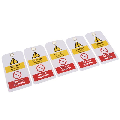 5pcs security lockout tagout - 5pcs,