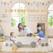 Toddler Wooden Table and Chair