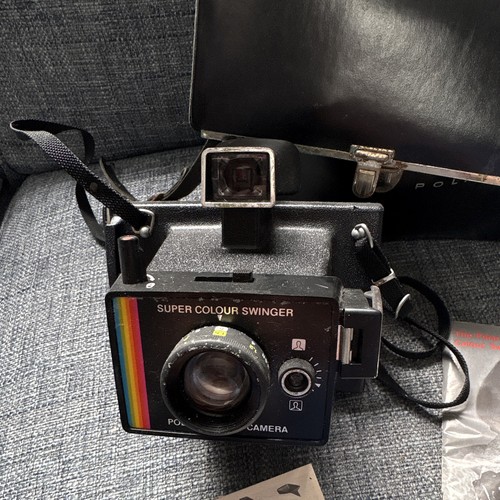 Vintage polaroid super - polaroid, colour