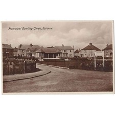 SCOONIE Municipal Bowling Green, Fife Postcard by Woolstone Bros, Unused