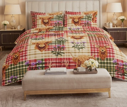 Highland cow duvet - duvet, set