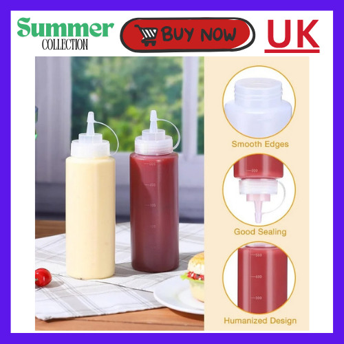 240ml plastic clear squeezy - plastic,