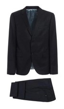 Gucci Men's Monaco Bee Wool Gabardine Suit Slim Navy IT48 M RRP £2,490