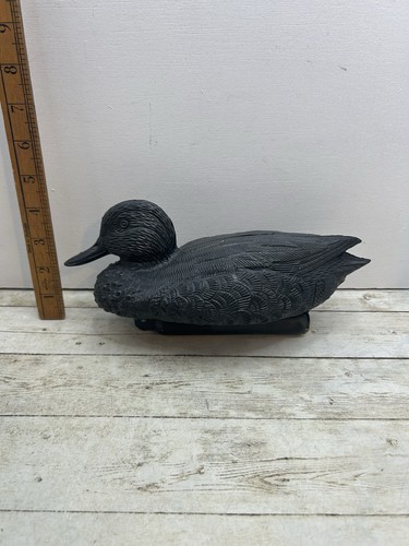 Black duck decoy hunting - black, 10”