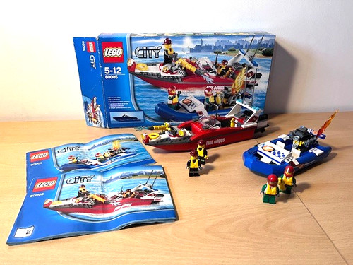 Lego city fire boat - fire, (60005)