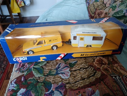 Corgi van caravan - &,
