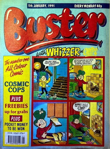 Buster comic vintage 1990s - vintage,