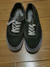 Men's Dark Grey (charcoal) canvas casual shoe by Voi Jeans - size 6