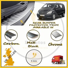 BACK BUMPER PROTECTOR Fits MERCEDES VITO W639 14+ REAR GUARD TRIM SCRATCH SILL 