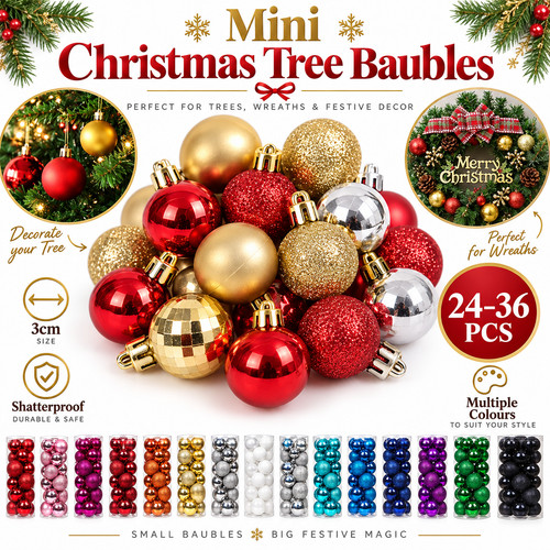 36pcs christmas tree - 24-36pcs,
