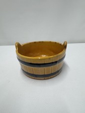 Vintage Secla Pottery Portugal – Ornate Open Barrel