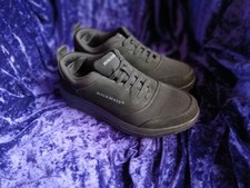LADIES Lightly Used WALKMAXX SLIP ON BLACK TRAINERS UK 5 EURO 38 SEE PHOTOS