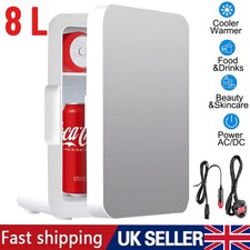 8L Portable Mini Fridge Table Top Electric Small Cooler Bedroom Ice Box Office