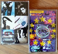 2 x U2 Cassette Albums: ACHTUNG BABY & ZOOROPA