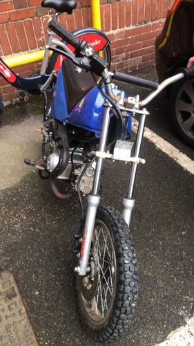 Pit bike 110cc blue - bike,