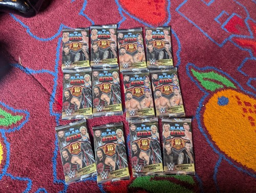 Wwe slam attax 10th pack - attax, 12