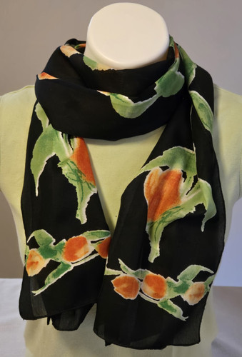 Symphony floral scarf - symphony, poppies