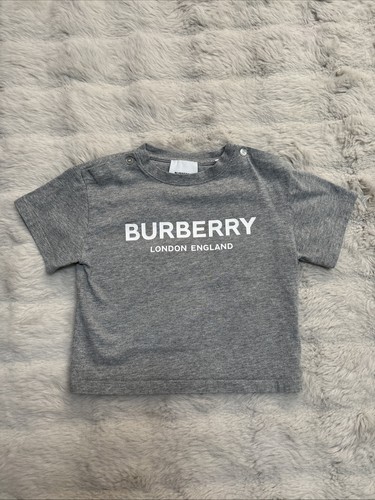 Burberry grey top shirt 18m - burberry,