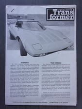 TRANSFORMER HF2000 orig 1980s UK Mkt Sales Brochure -  Lancia Stratos Kit Car