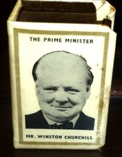 Winston Churchill & Roosevelt matchbox holder